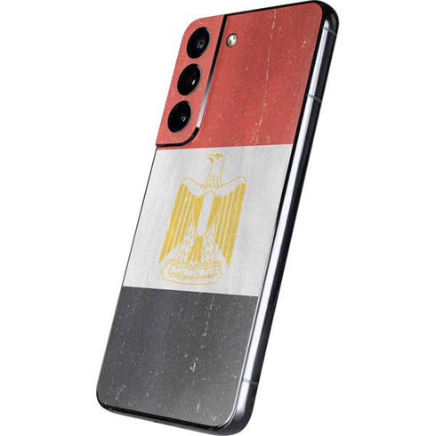 Egyptian Flag Distressed Galaxy S22 Skin
